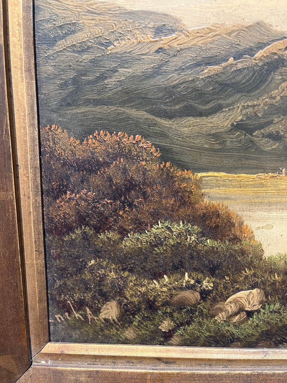 Oil on Panel Landscape Roberto A.K. Marshall
