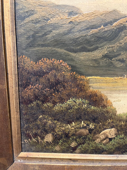 Oil on Panel Landscape Roberto A.K. Marshall