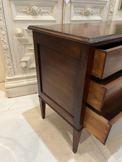 Louis XVI 4 Drawer Chest with Inlaid Accents