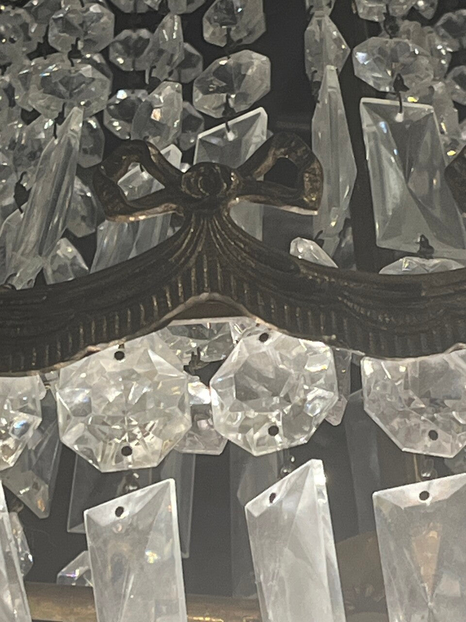 20th Century French Crystal Chandelier