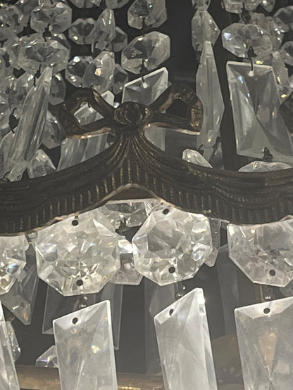 20th Century French Crystal Chandelier