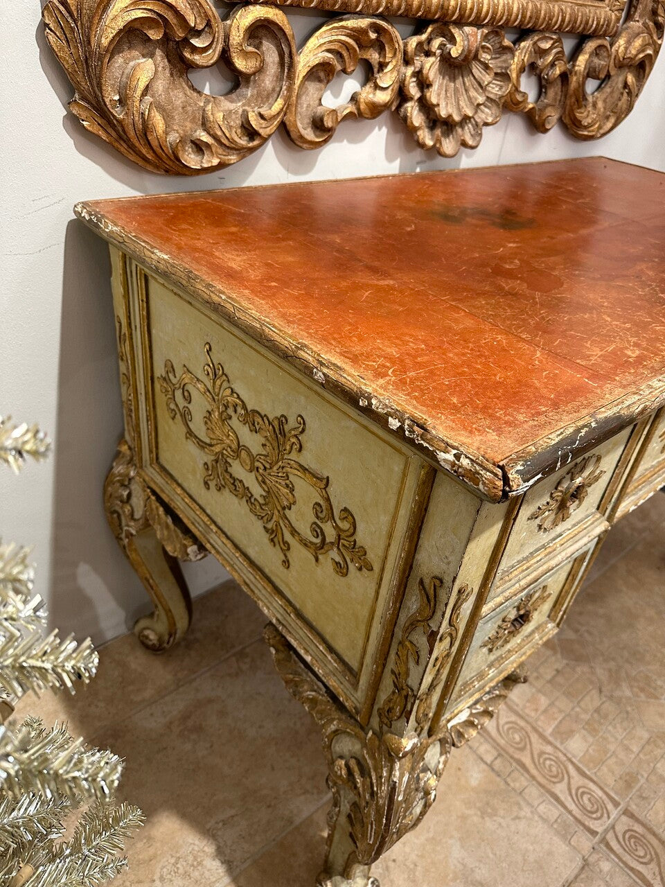 18th Century French Boulle Louis XVI Style Mazarin