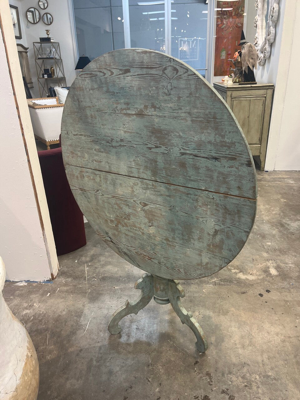 Early 20th Century Swedish Tilt Top Table