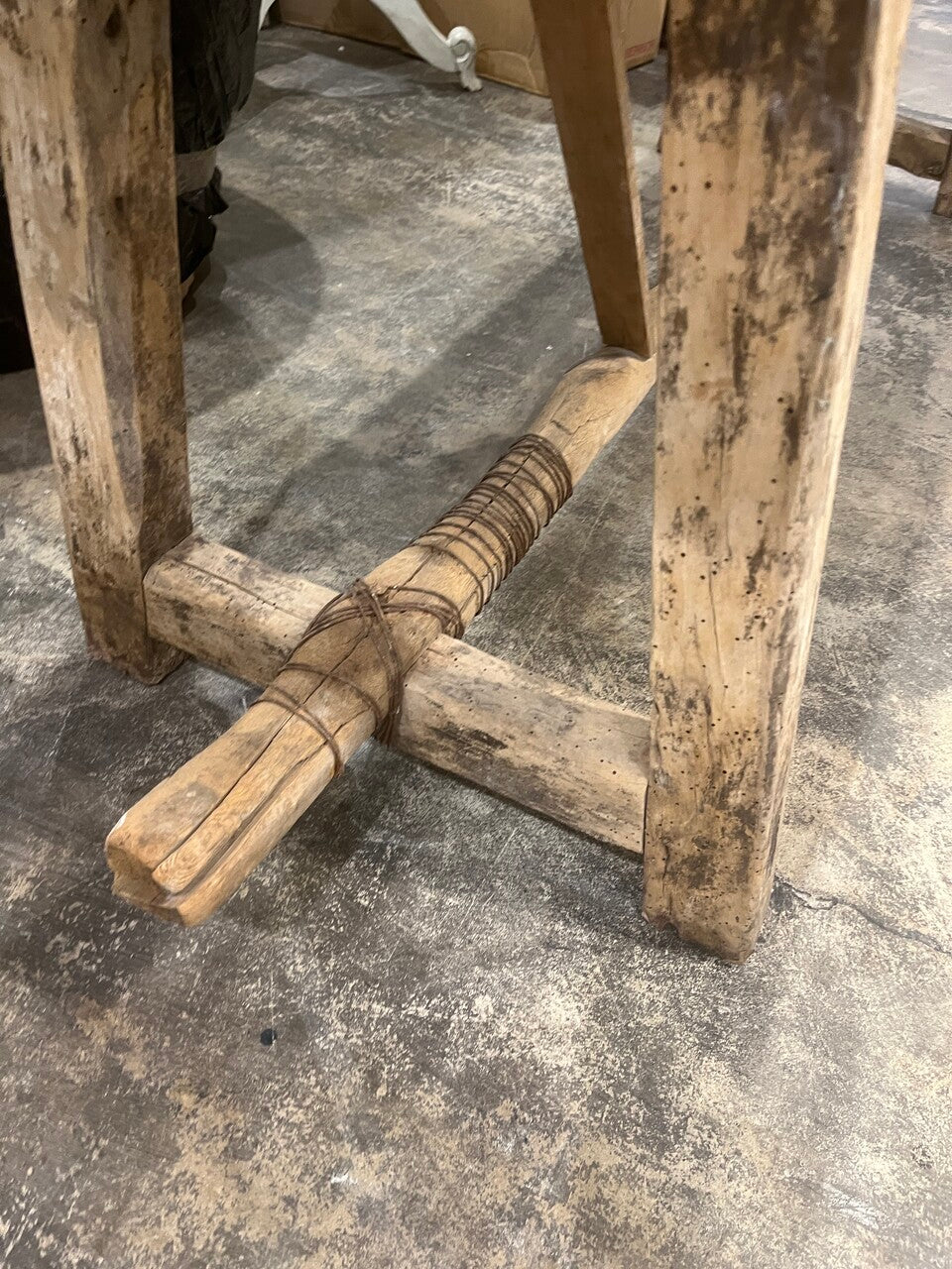 19th Century Italian Primitive Console Table