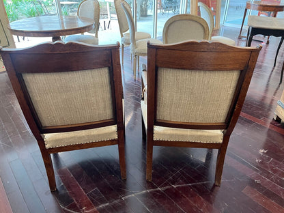 Pair of 19th Century French Empire Dolphin Armchairs