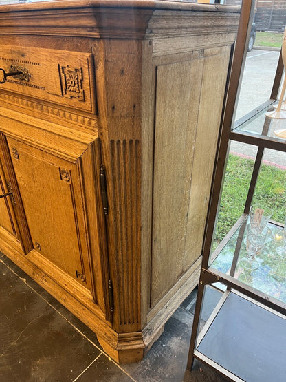 19th Century French Carved Oak Buffet