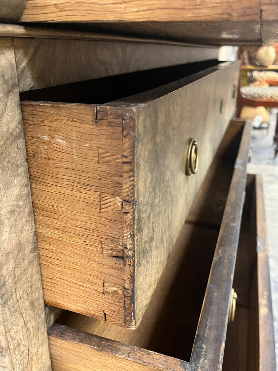 19th Century Louis Philippe 4 Drawer Commode