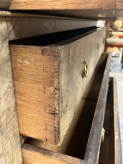 19th Century Louis Philippe 4 Drawer Commode