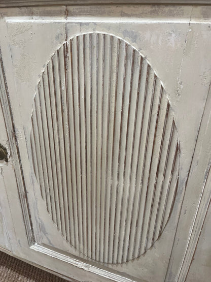 19th Century Gustavian Painted Sideboard Cabinet