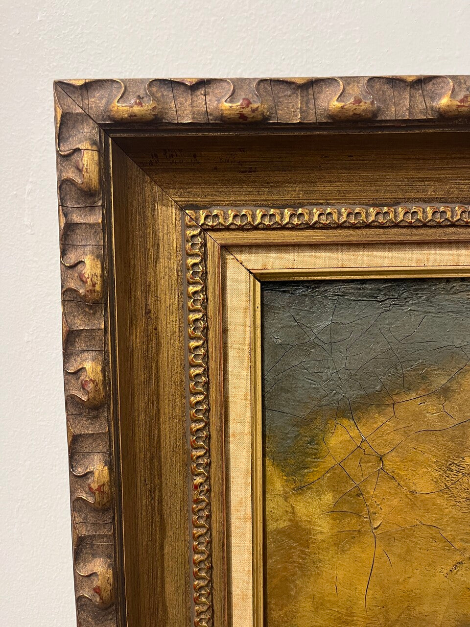 19th Century European Country Oil on Canvas