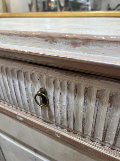 19th Century Gustavian Painted Sideboard Cabinet