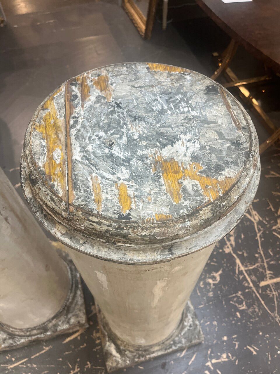 Pair 19th Century Italian Column Pedestals