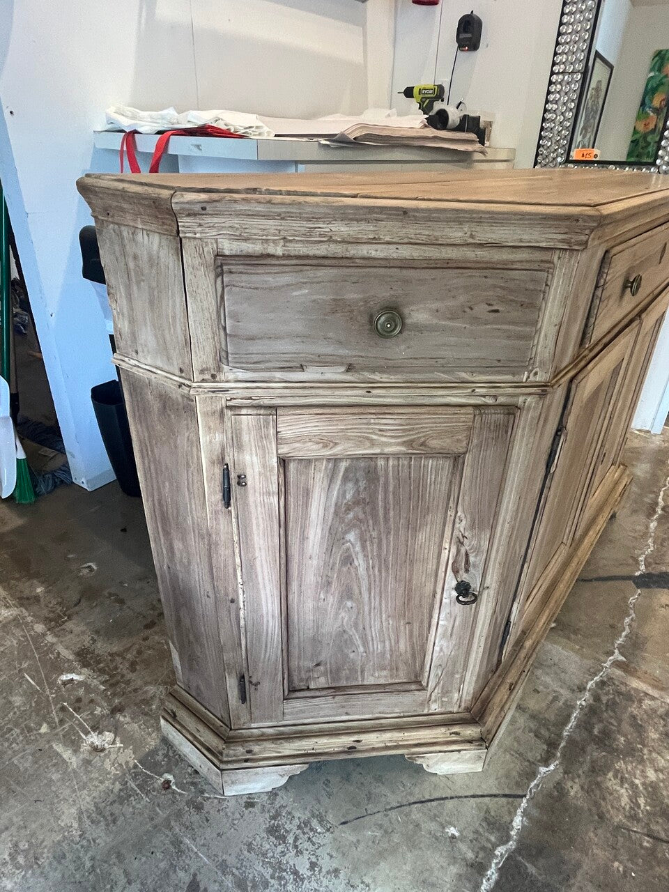 19th Century Bleached Walnut Sideboard