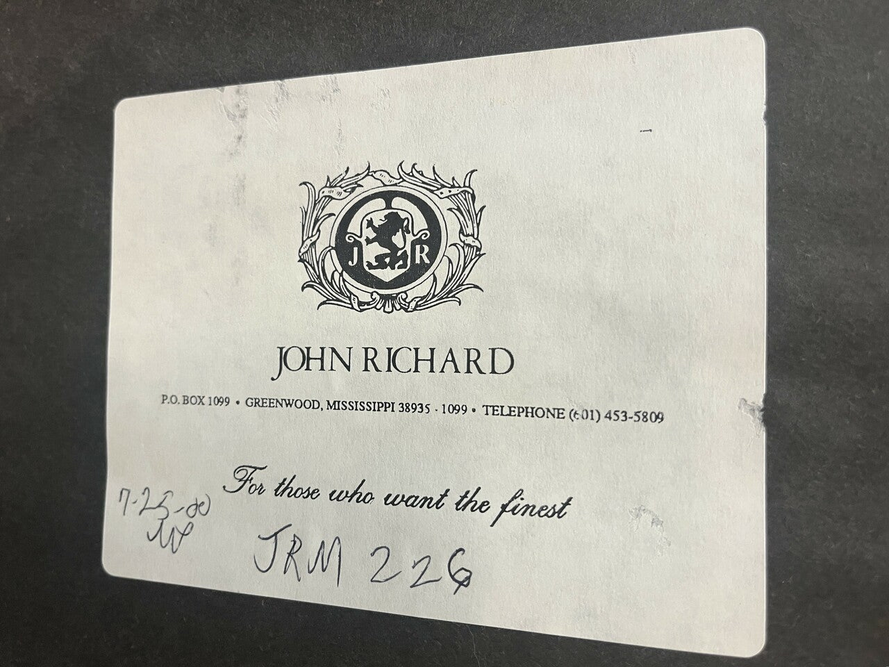 John Richard Faux Tortoise Beveled Mirror