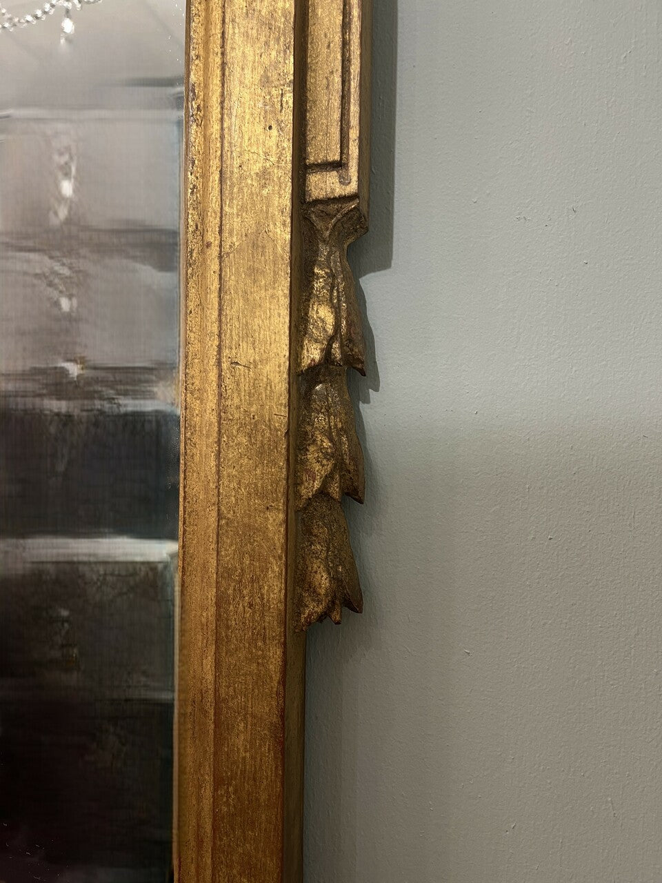 20th Century Italian Giltwood Pier Mirror