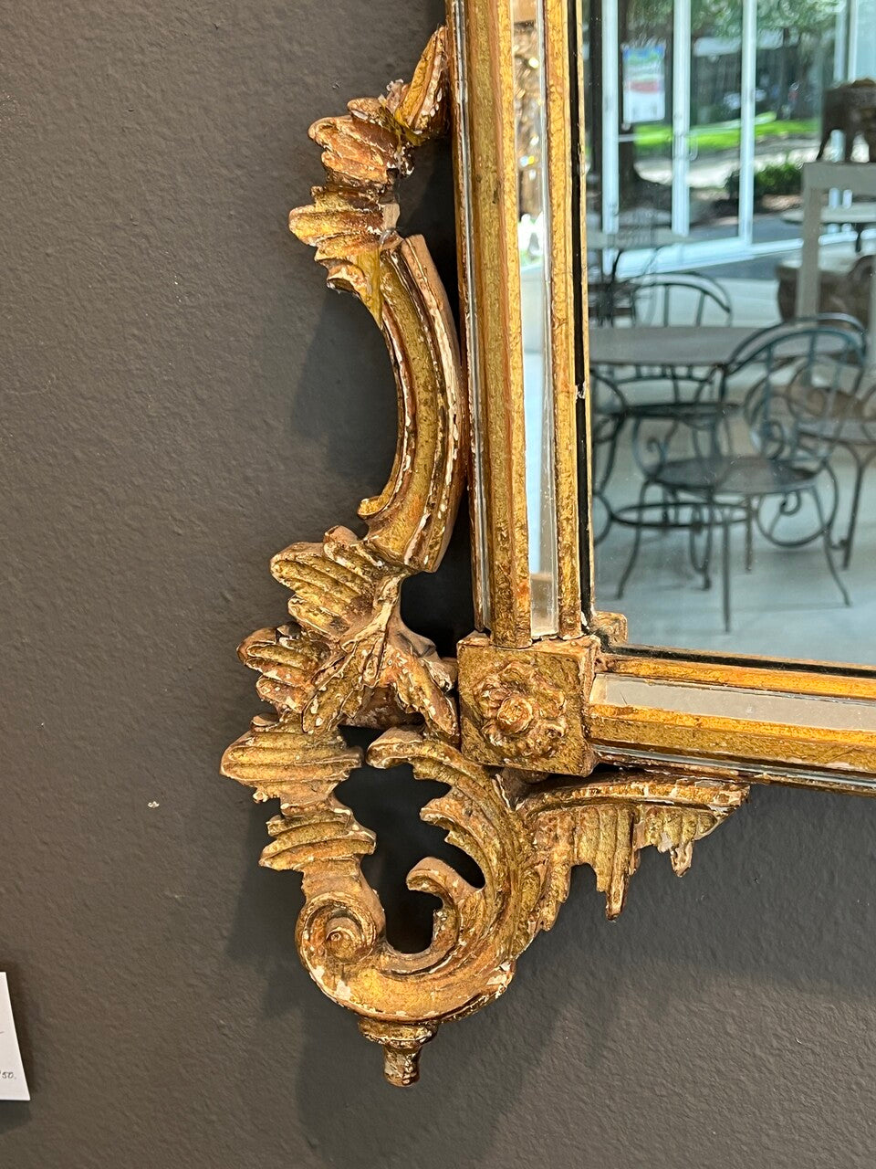 Italian La Barge Giltwood Rococo Mirror