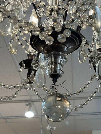 Beautiful 19th Century Crystal Chandelier