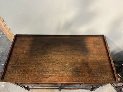 Early 20th Century English Oak Jacobean Hall Sofa Table