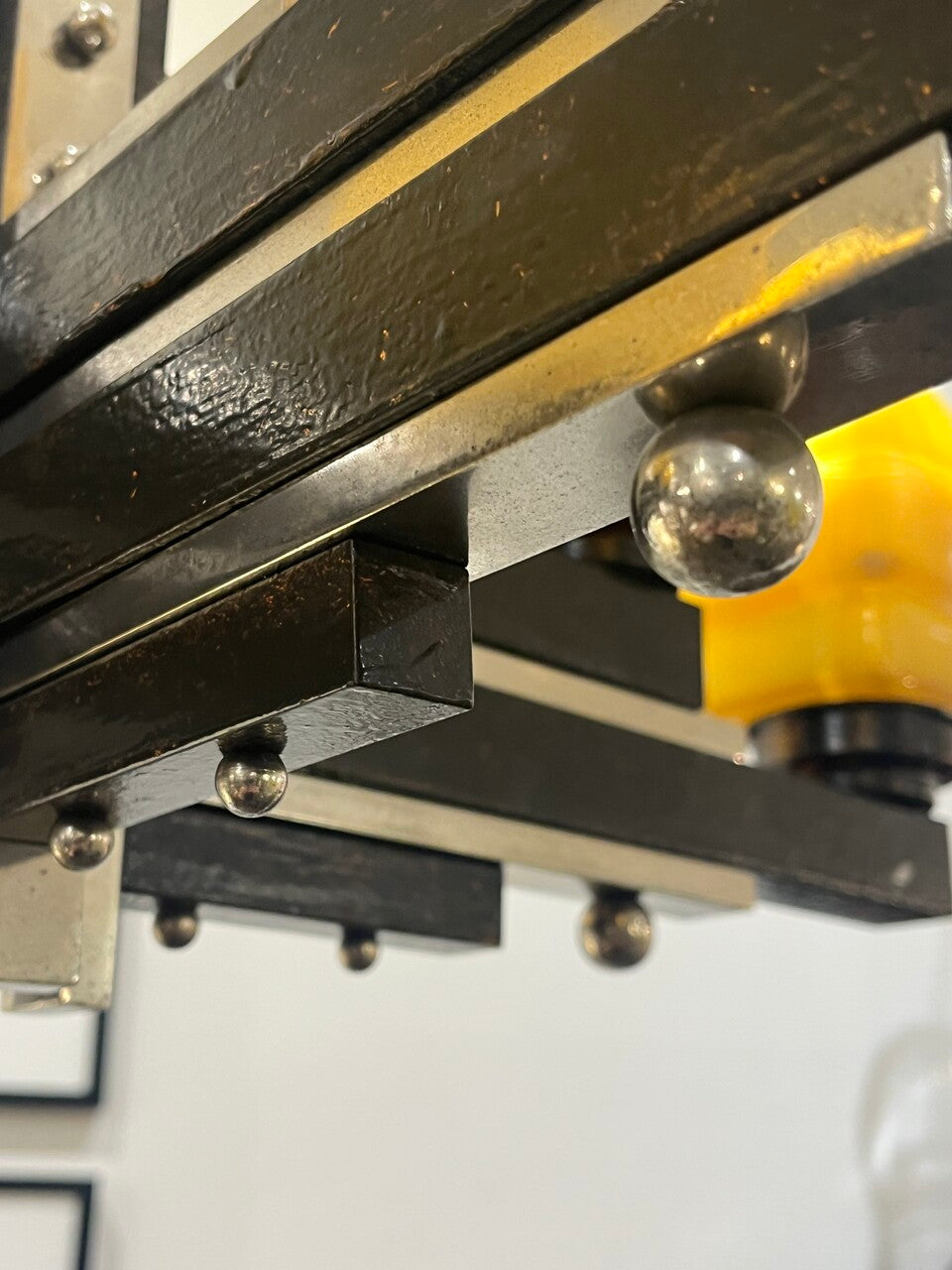 Art Deco Machine Age 8 Light Chandelier