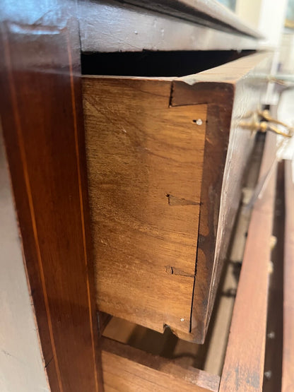 Louis XVI 4 Drawer Chest with Inlaid Accents