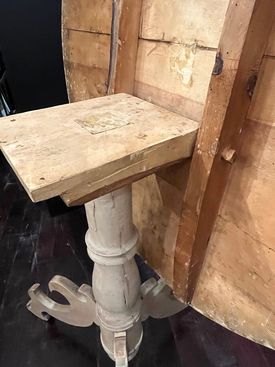 19th Century Swedish Tilt Top Accent Table