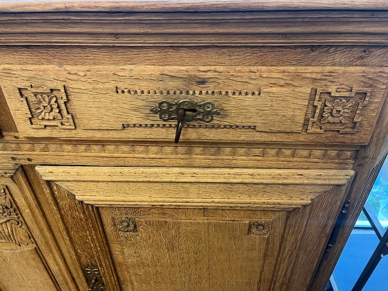 19th Century French Carved Oak Buffet