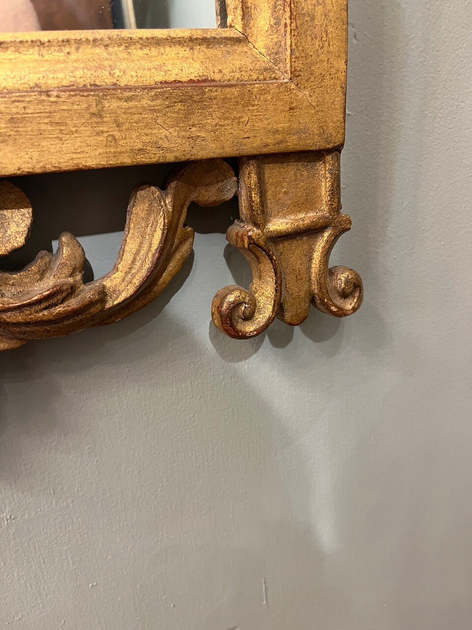 20th Century Italian Giltwood Pier Mirror