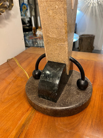Pair Post Modern Memphis Style Table Lamps