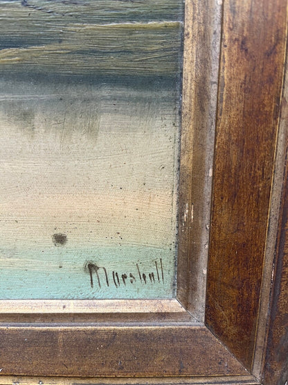 Oil on Panel Landscape Roberto A.K. Marshall