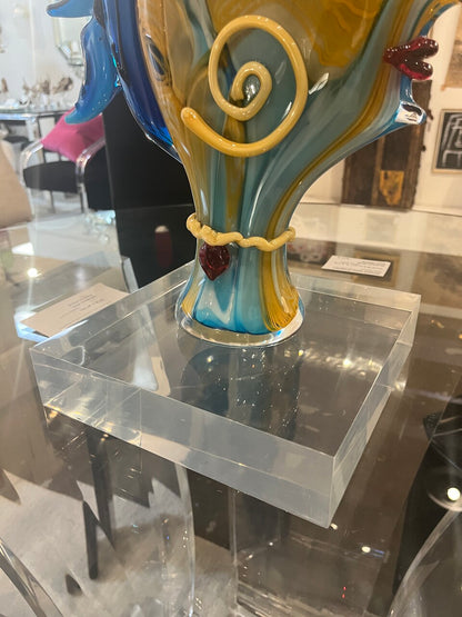 Abstract Murano Sculpture Picasso Style