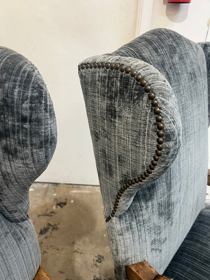 Pair 19th Century French Louis XIV Armchairs