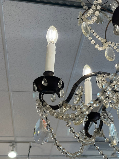 Beautiful 19th Century Crystal Chandelier