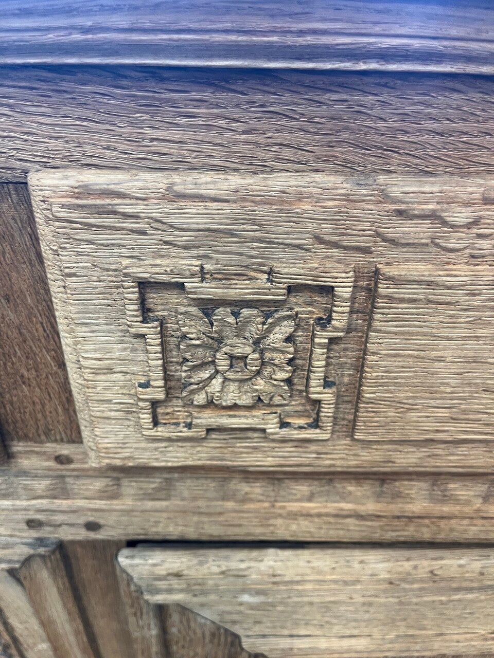 19th Century French Carved Oak Buffet