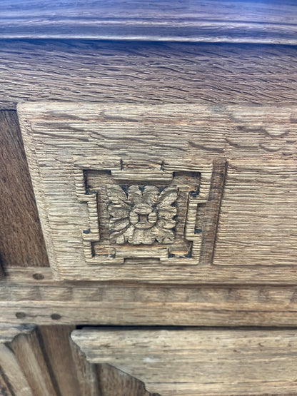 19th Century French Carved Oak Buffet