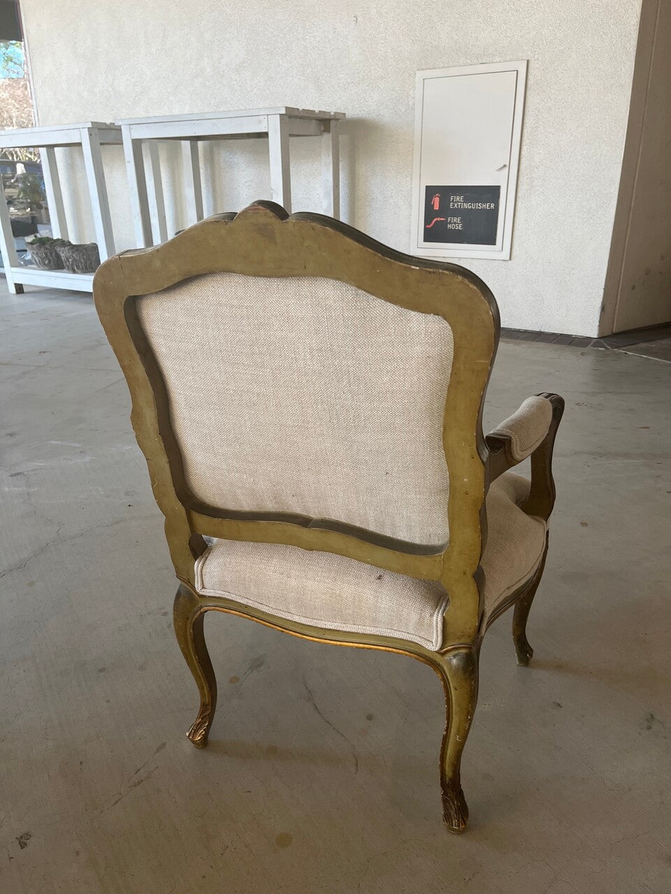 Pair 19th Century Italian Regency Armchairs