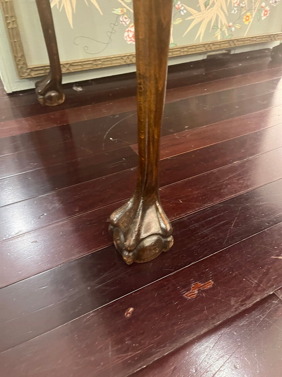 19th Century Book-matched Walnut Burl Tea Table