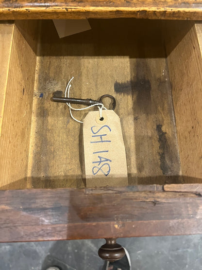 19th Century French Walnut Buffet with Burl Inlaid Doors