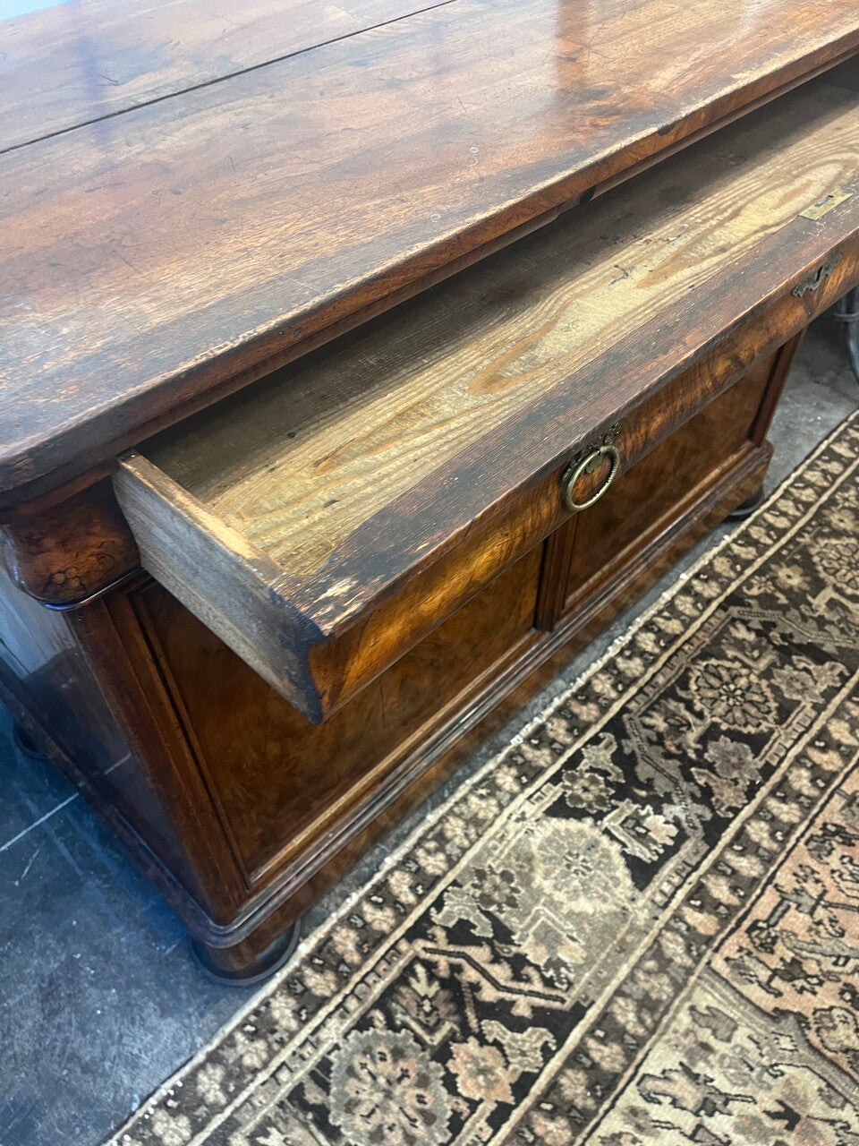 19th Century Louis Philippe Walnut Buffet