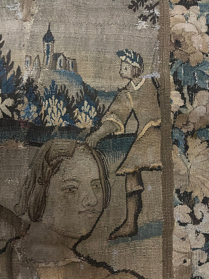 17th Century Hunt Scene Tapestry