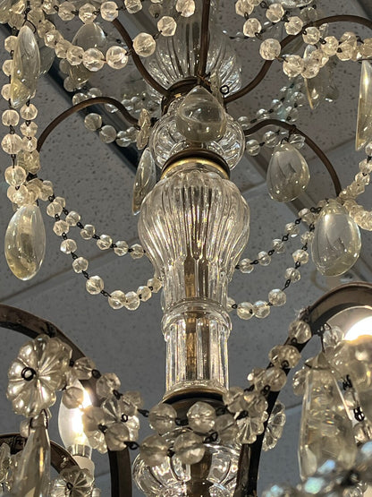 Beautiful 19th Century Crystal Chandelier