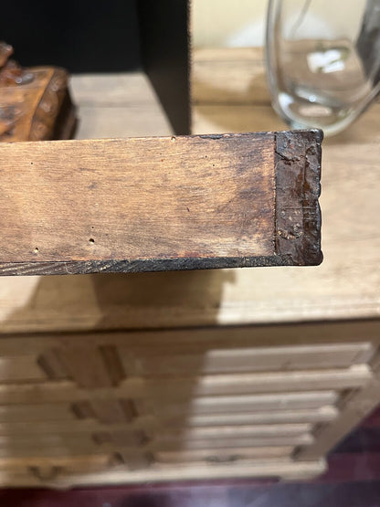 19th C Black Forest Dressing Table w/ Drawer and Mirror