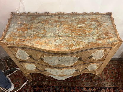 Pair of Exceptional 18th Century Italian Painted Commodes