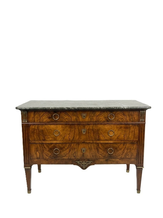 Italian 3 Drawer Commode with Marble Top
