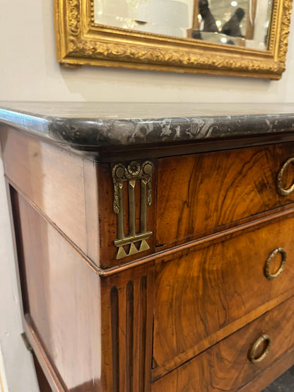 Italian 3 Drawer Commode with Marble Top