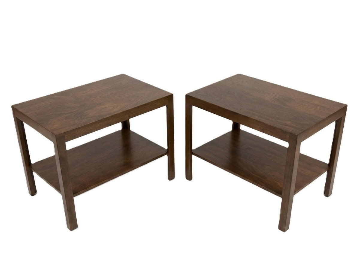 Pair Edward Wormley Dunbar Side Tables