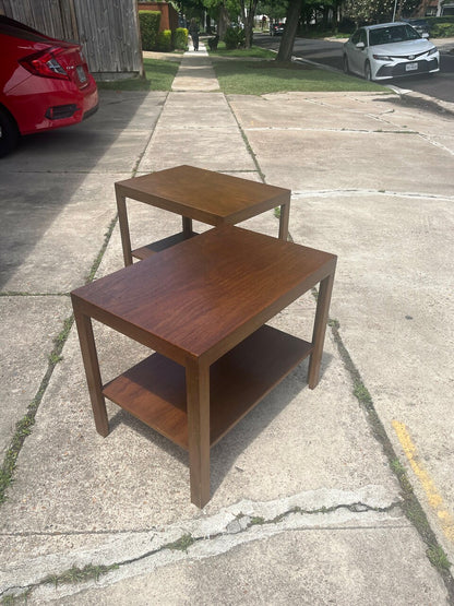 Pair Edward Wormley Dunbar Side Tables