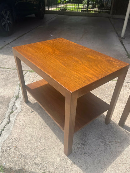 Pair Edward Wormley Dunbar Side Tables