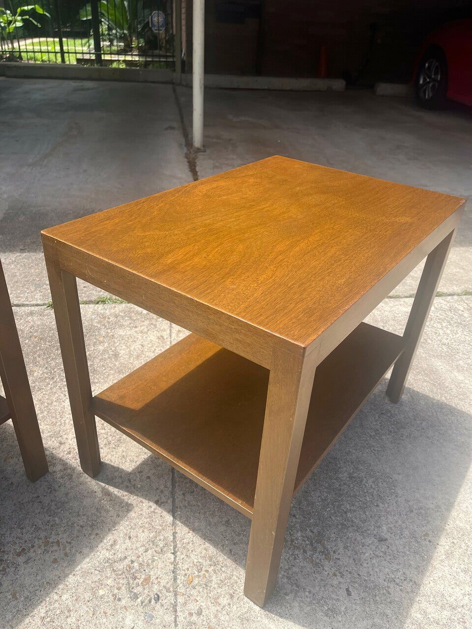 Pair Edward Wormley Dunbar Side Tables