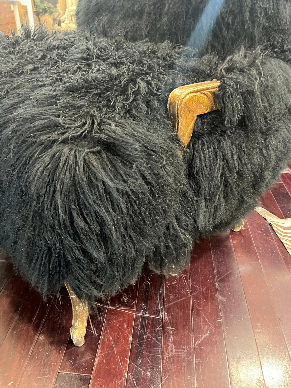 Pair of Niobe Shearling Lounge Chairs