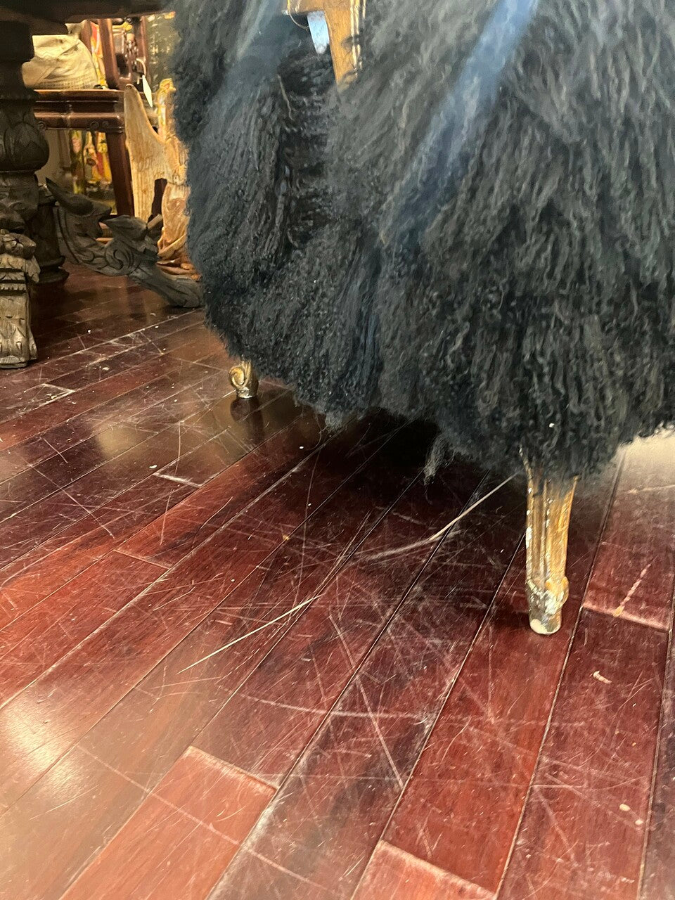 Pair of Niobe Shearling Lounge Chairs